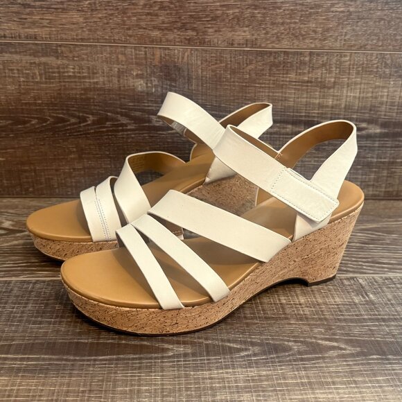 Naturalizer Cynthia Wedge Sandal - Size 9.5W - Picture 1 of 14